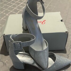 Jeossy Milan silver glitter Shoes